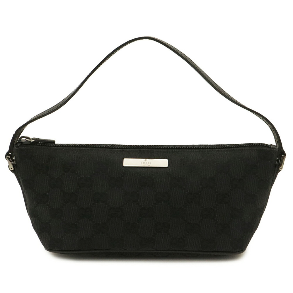 GUCCI GG Canvas Handbag Pouch Sub-bag - Black 07198